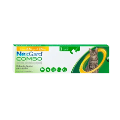 Nexgard Combo Gato 2,5 A 7,5 Kg - Pipeta Avulso