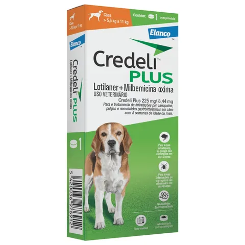 Credeli Plus 225/8,44mg 5,5-11kg 1cp