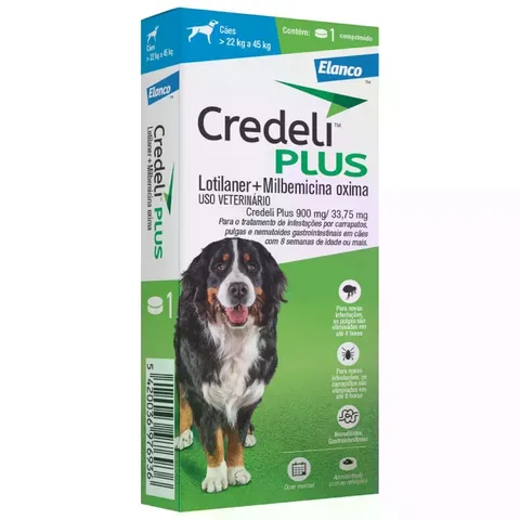 Credeli Plus 900/33,75mg 22-45kg 1cp