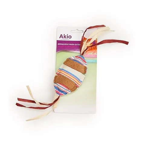 Brinquedo Travesseiro Selvagem Oval para Gatos Akio