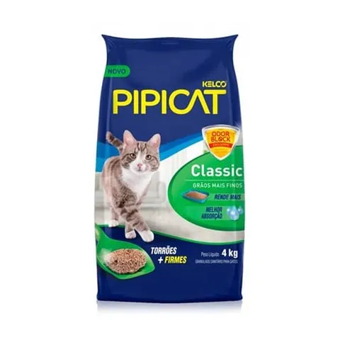 Areia Sanitária Pipicat Classic Kelco 4kg