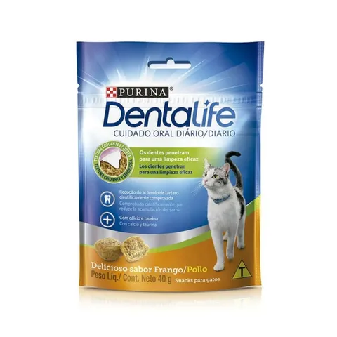 Petisco Para Gatos Dentalife Frango 40g