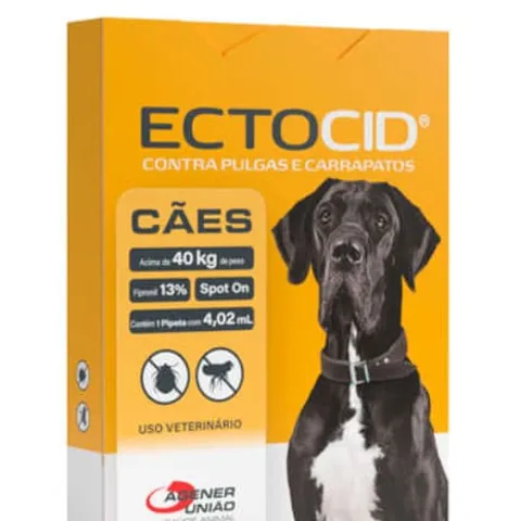 Antipulgas Agener Ectocid Para Cães Acima de 40 Kg