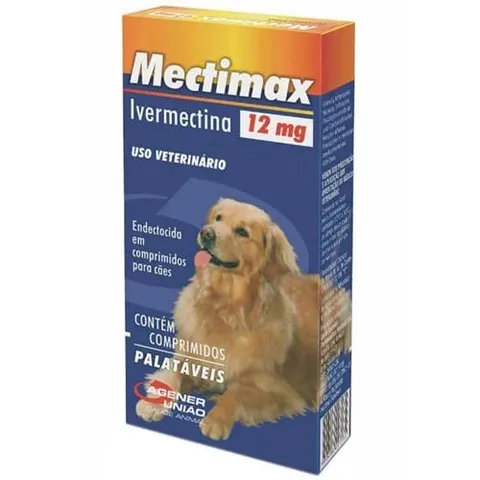 Mectimax Agener 12mg Cartela 4 Comprimidos