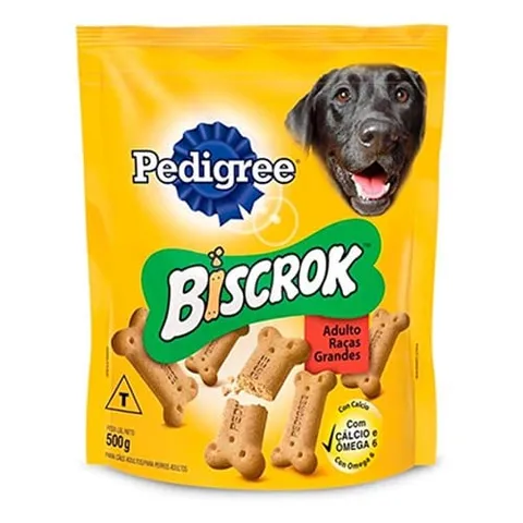 Biscoito Para Cães Pedigree Biscrok Maxi 500g