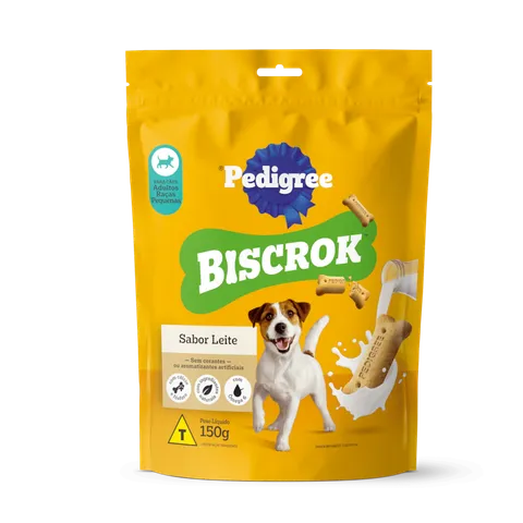 Biscoito Biscrok Para Cães Adultos Raças Pequenas Pedigree 150g