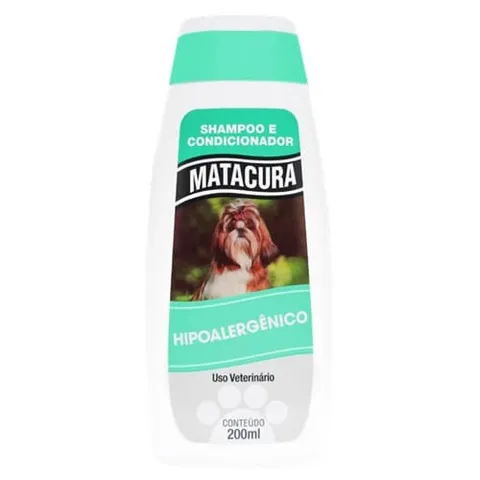 Shampoo e Condicionador para Cães Hipoalergênico Matacura 200ml