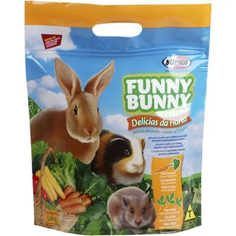 Ração Para Roedores E Coelhos Funny Bunny Delícias da Horta 1,8kg
