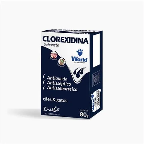Sabonete Para Cães E Gatos Dugs Clorexidina 80g