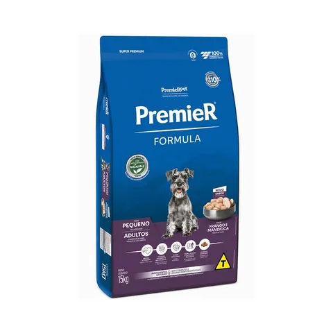 Ração Para Cães Adultos Raças Pequenas Premier Fórmula Frango 15kg