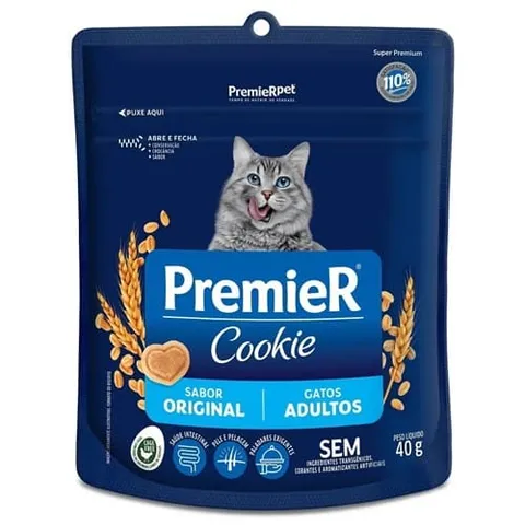 Cookie Para Gato Sabor Original Premier Pet 40g