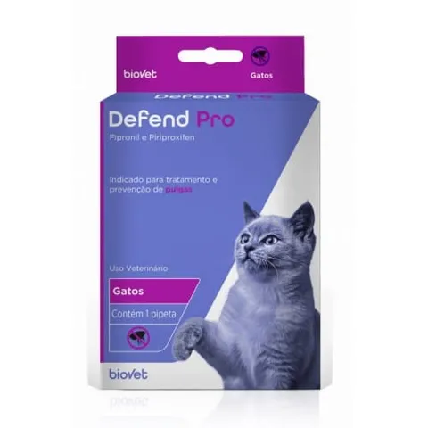 Antipulgas Defend Pro Gatos 1 Pipeta 0,50ml