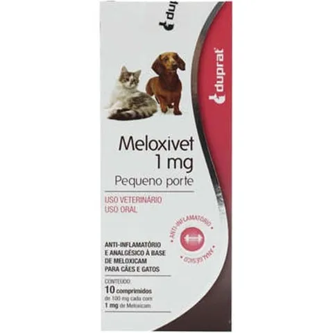 Anti-Inflamatório Meloxivet 1 Mg Comprimido 10un