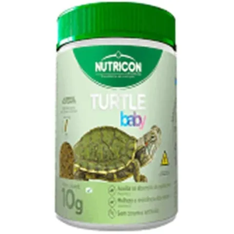 Ração Para Tartarugas Turtle Baby Nutricon 10g