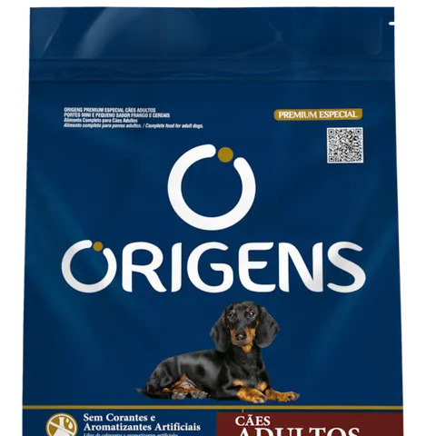 Ração Origens Adulto Raças Pequenas Frango - Granel - 1kg