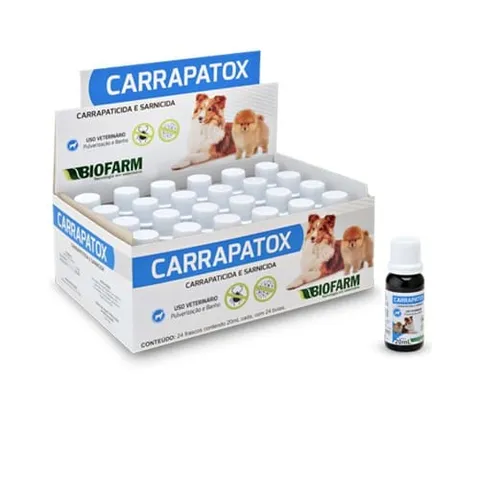 Carrapatox Carrapaticida e Sarnicida Biofarm 20ml