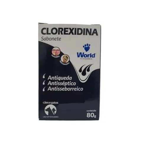 Sabonete Cão Dugs Clorexidina World 80g