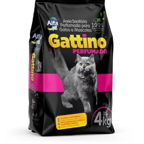 Areia Higienica Gattino Para Gatos 12 Kg