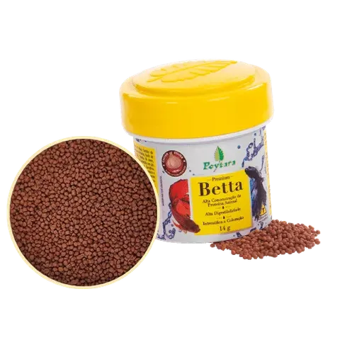 Ração Peixe Betta Premium Poytara 14g