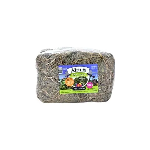 Alfafa Prensada Paiol do Bicho Embalagem 500g