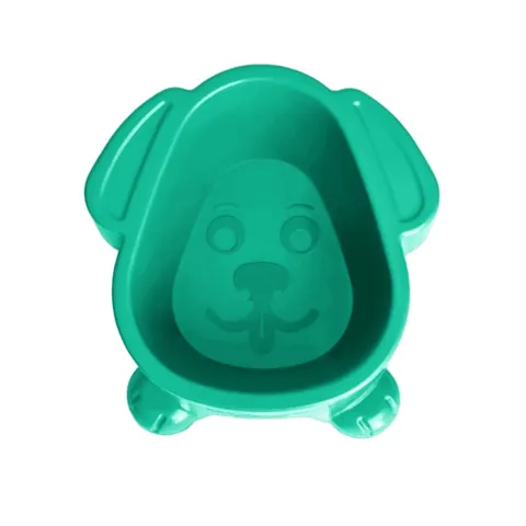 Bebedouro Elevado Cães 1 Litro Médio E Grande Porte Verde