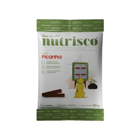 Snacks Para Cães Sabor Picanha Nutrisco 65g