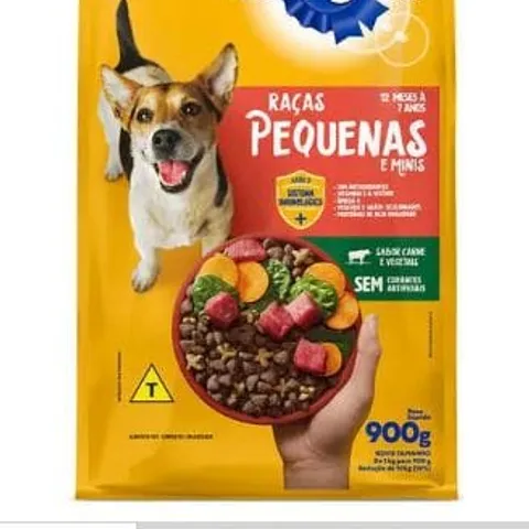 Ração Para Cães Adultos Raças Pequenas Sabor Frango Equilíbrio Natural Pedigree  1kg