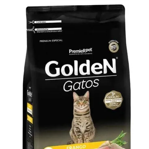 Golden Gatos Frango Adultos 1 Kg Granel