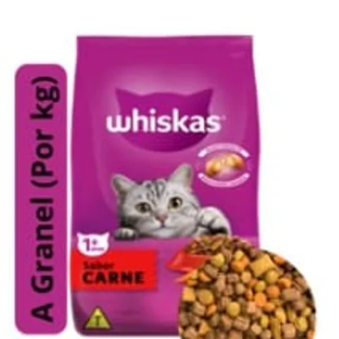 Ração Gato Adulto Carne Whiskas Granel